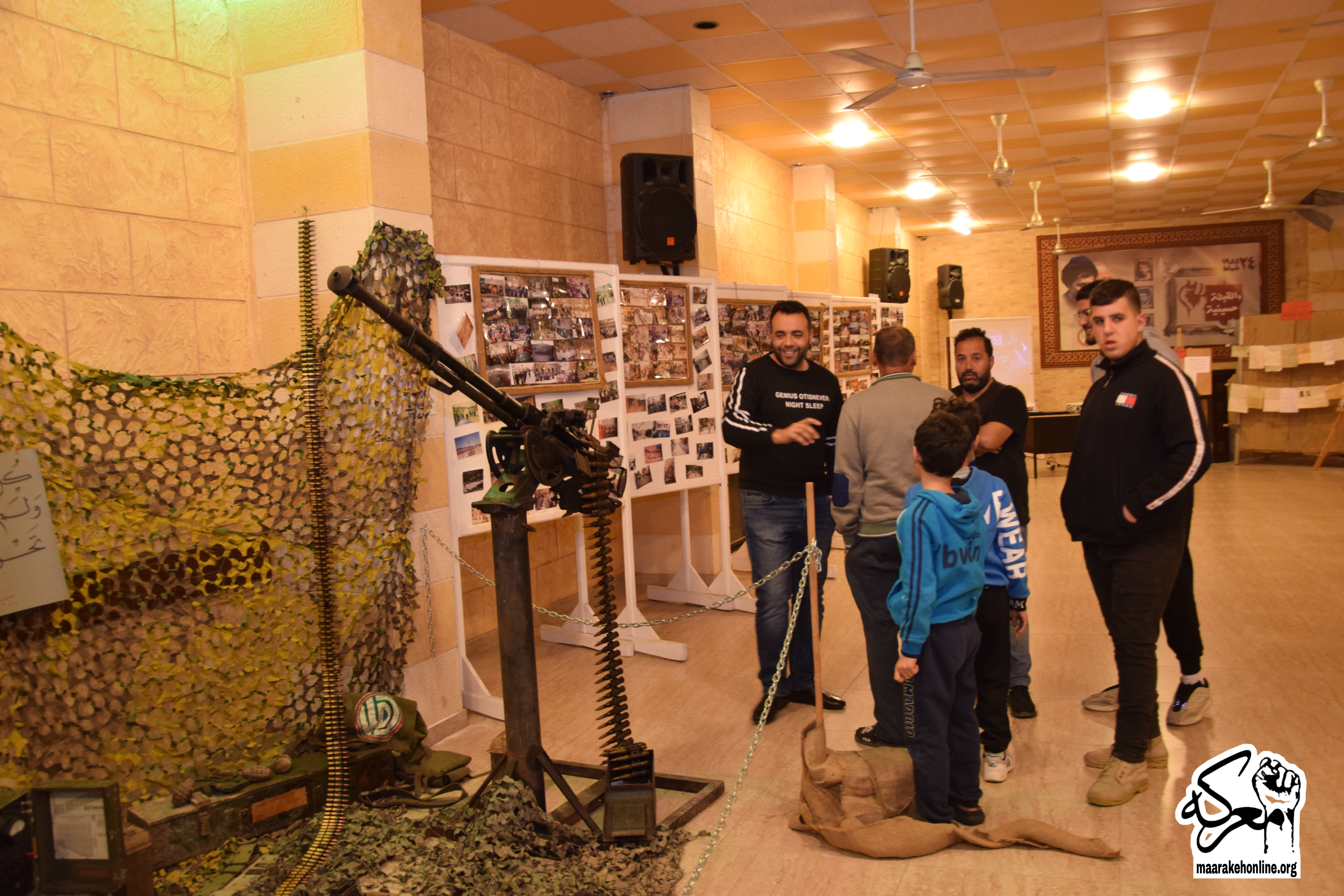 بالصور:معرض أحياء يستبشرون الذي يحاكي تاريخ معركة الجهادي